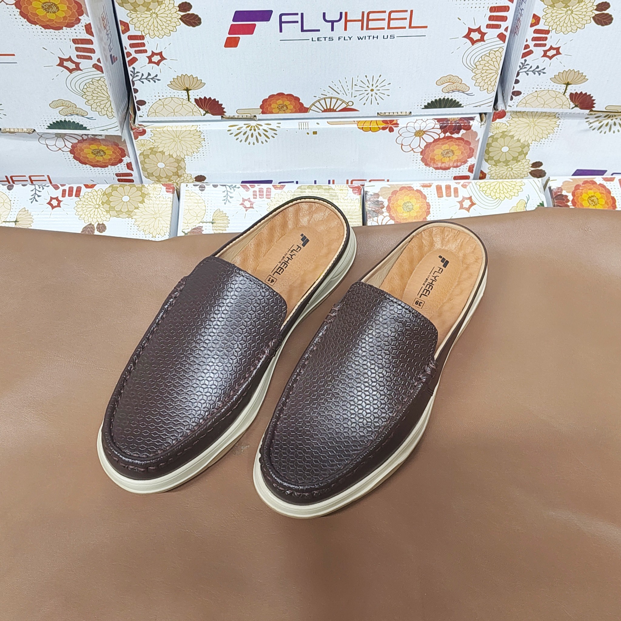 Stylish Leather Half Shoes