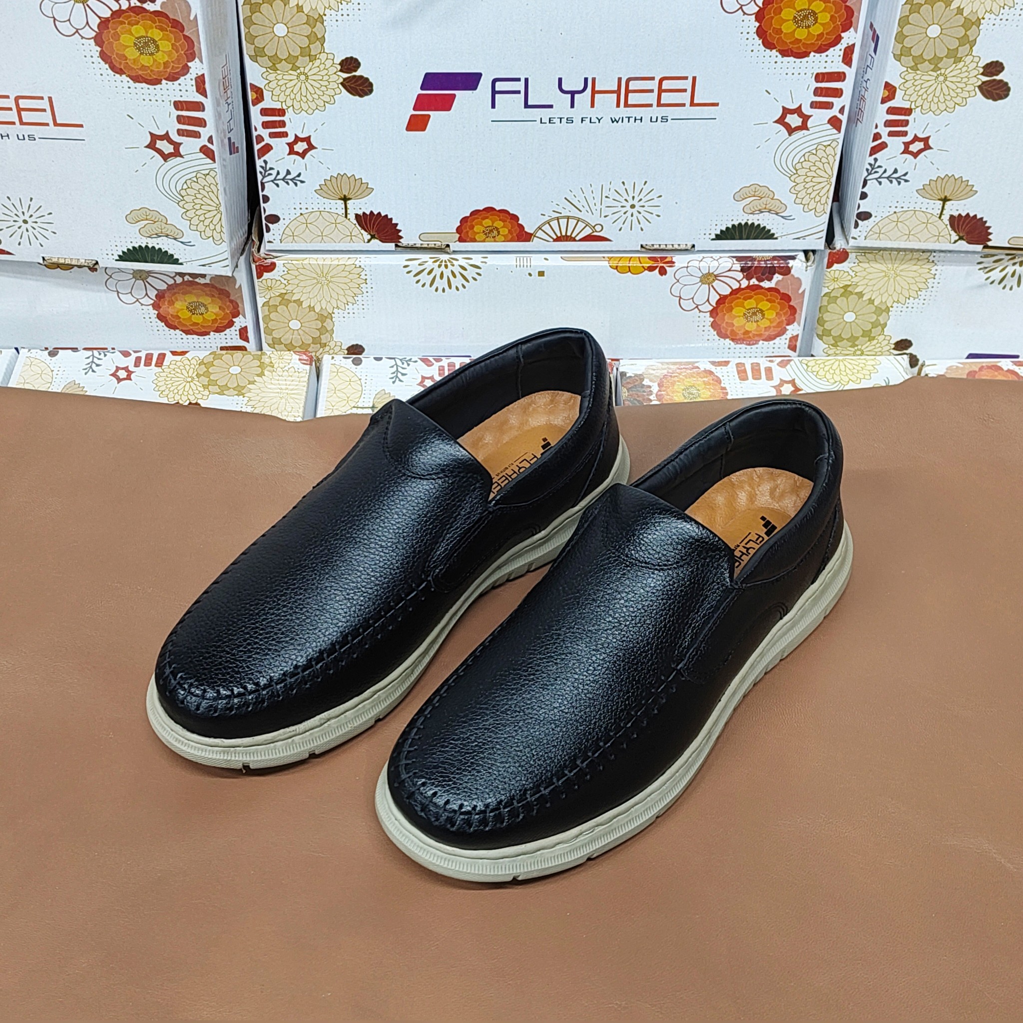 Stylish Leather Full Shoes