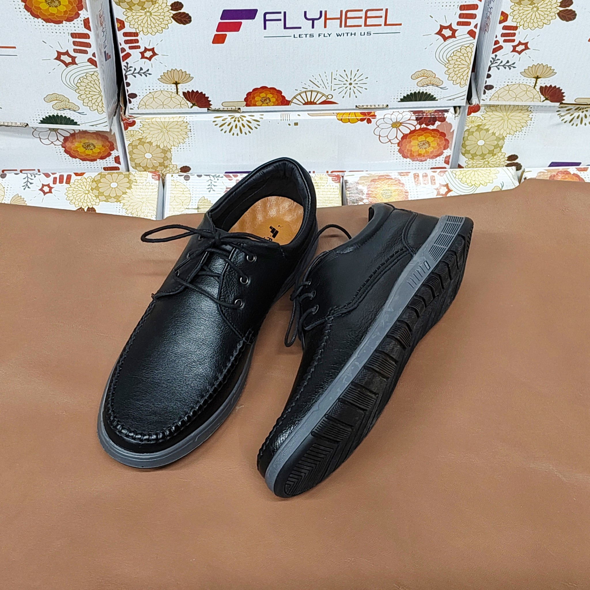 Stylish Leather Full Shoes party casual